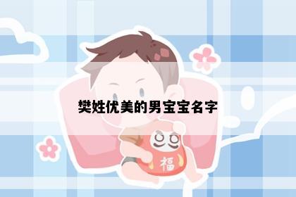 樊姓优美的男宝宝名字