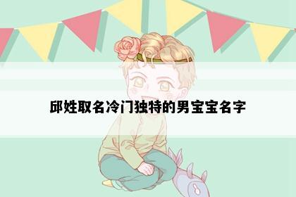 邱姓取名冷门独特的男宝宝名字